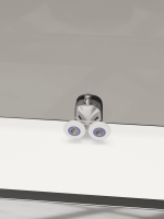 Душевая дверь в нишу RGW Passage CL-13 профиль хром, стекло серое