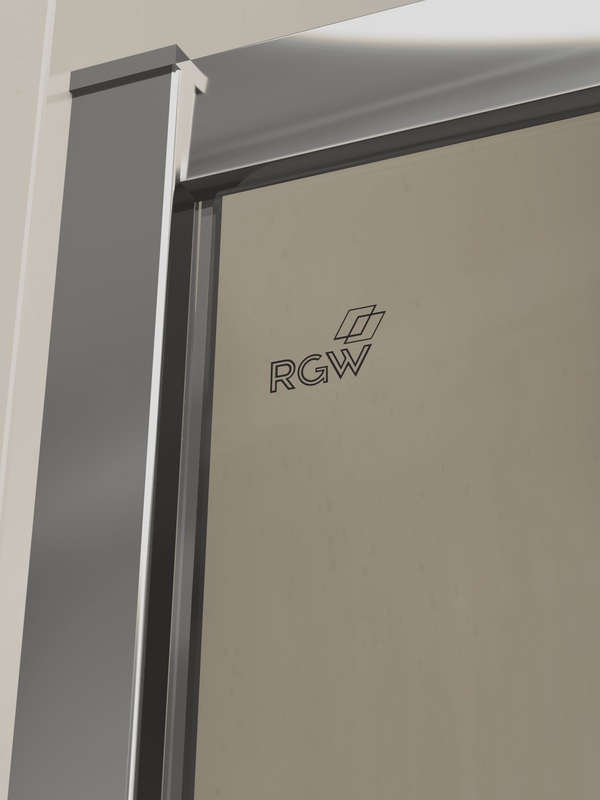 Душевая дверь в нишу RGW Passage CL-13 профиль хром, стекло серое