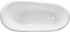 Ванна из искусственного камня Эстет Марсель 160х80 ножки хром