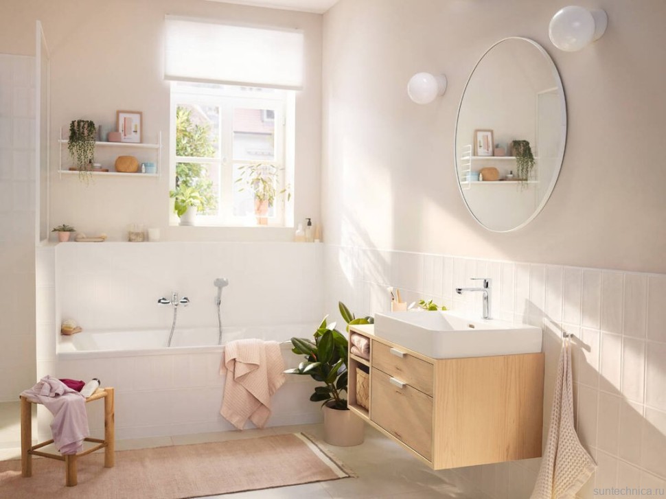 Смеситель для ванны с душем Hansgrohe Rebris S 72440000 хром