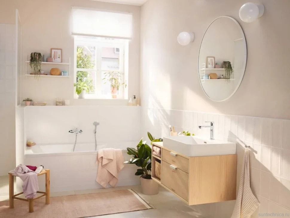 Смеситель для ванны с душем Hansgrohe Rebris S 72440000 хром