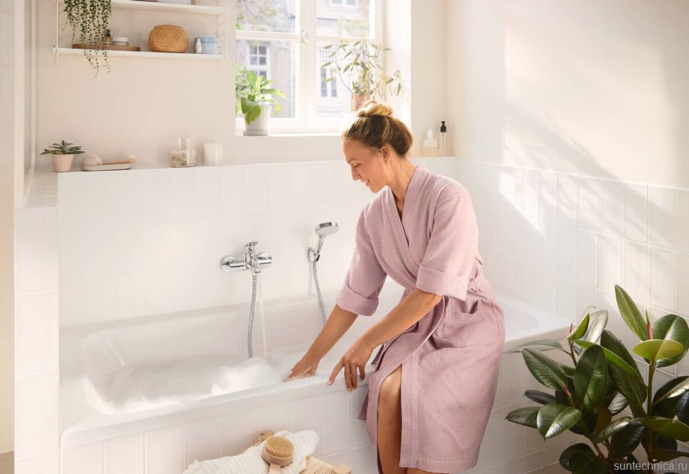Смеситель для ванны с душем Hansgrohe Rebris S 72440000 хром