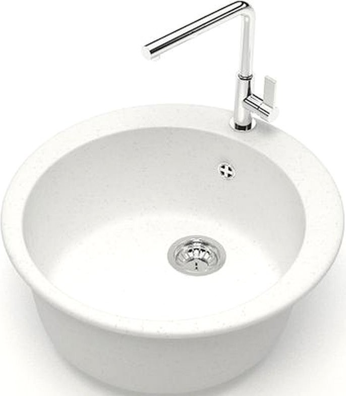 Мойка кухонная AZARIO Vital 00088082 белая