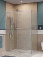 Душевой уголок BelBagno Soft Close-1 AH-1-130/90-C-Cr профиль хром