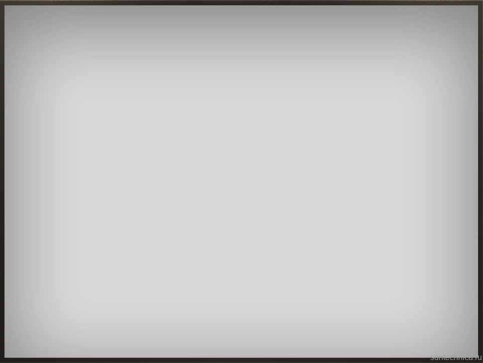 Зеркало Wellsee 7 Rays’ Spectrum 80х60 черное матовое