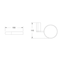 Ершик Rose RG17T RG1700T пепельный Ершик Rose RG17T RG1700T пепельный