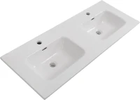 Тумба с раковиной BelBagno Kraft 120 для двоих, 2 ящика, cemento grigio