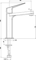 Смеситель для раковины Paini Bari RTCR205 хром