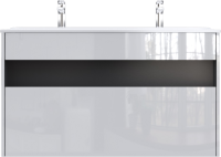 Тумба под раковину со столешницей AM.PM Func 120 белый глянец