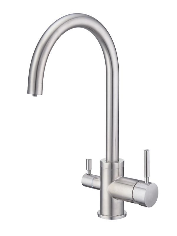 Смеситель для кухни Emar Steel ЕС - 3007 сатин