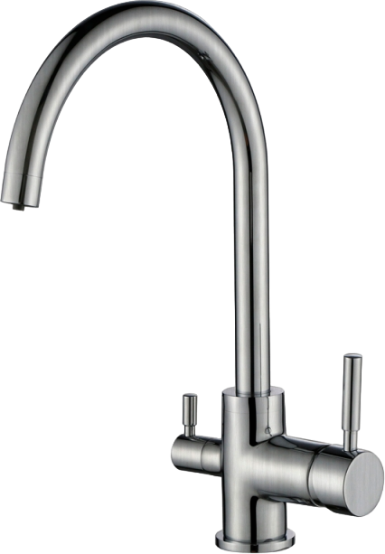 Смеситель для кухни Emar Steel ЕС - 3007 сатин