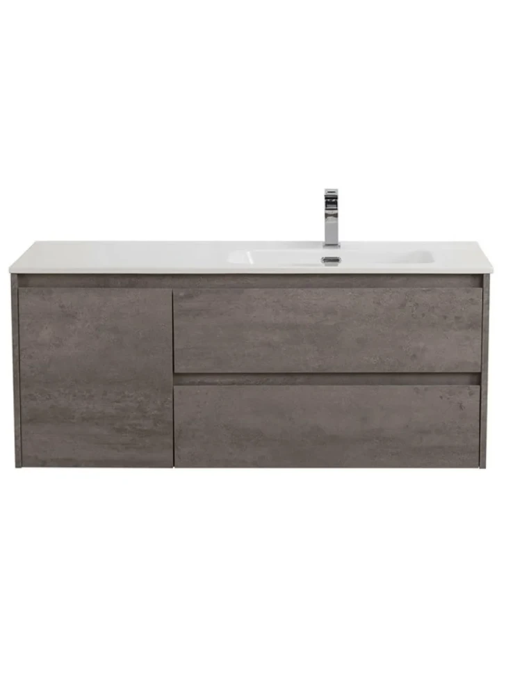 Мебель для ванной комнаты BelBagno Kraft R, 100 cemento grigio