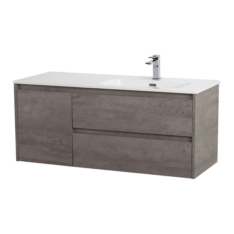 Мебель для ванной комнаты BelBagno Kraft R, 100 cemento grigio