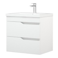 Тумба под раковину без столешницы Corozo Теона Z2 60 подвесная, белая