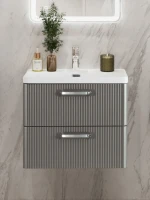 Мебель для ванной комнаты BelBagno Due 50 ручки хром полированный, сатин