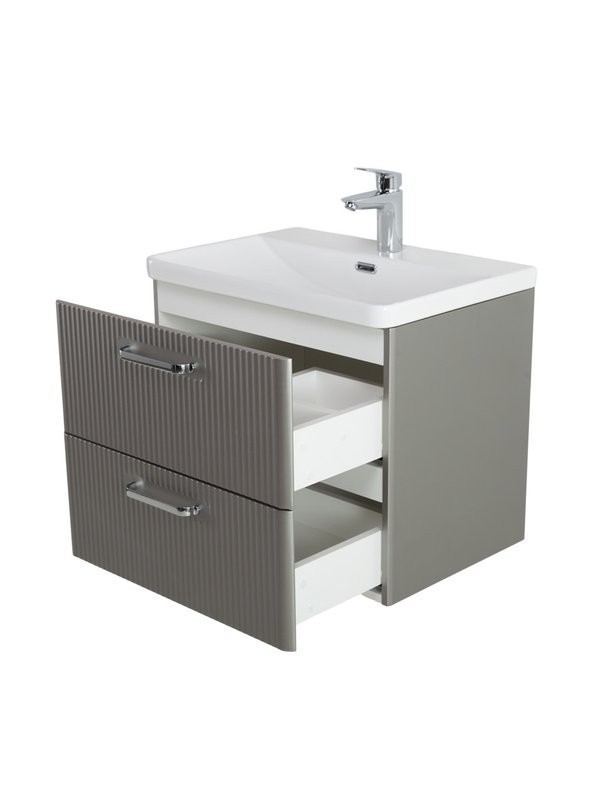 Мебель для ванной комнаты BelBagno Due 50 ручки хром полированный, сатин