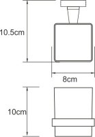 Набор Стакан Wasserkraft Dill K-3928 + Дозатор K-3999 Набор Стакан Wasserkraft Dill K-3928 + Дозатор K-3999