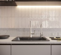 Комплект Смеситель Hansgrohe Metris M71 14834000 хром + Фартук черный