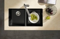 Комплект Смеситель Hansgrohe Metris M71 14834000 хром + Фартук черный