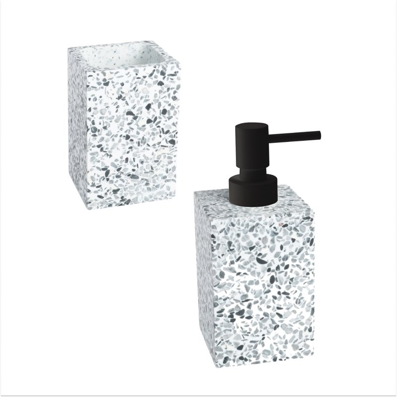 Набор Стакан Fixsen Punto 200-3 + Дозатор 200-1