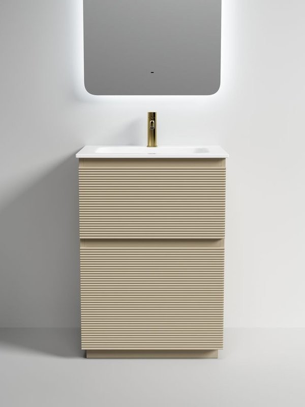 Тумба с раковиной Sancos Folk Floor 60 напольная, капучино, раковина CN7011