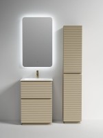 Тумба с раковиной Sancos Folk Floor 60 напольная, капучино, раковина CN7011