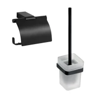 Набор Держатель Bemeta Nero 135012010 + Ершик 135013010 Набор Держатель Bemeta Nero 135012010 + Ершик 135013010