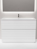 Тумба с раковиной Sancos Folk Floor 120 напольная, bianco, раковина CN7017