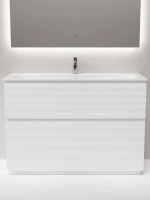 Тумба с раковиной Sancos Folk Floor 120 напольная, bianco, раковина CN7017