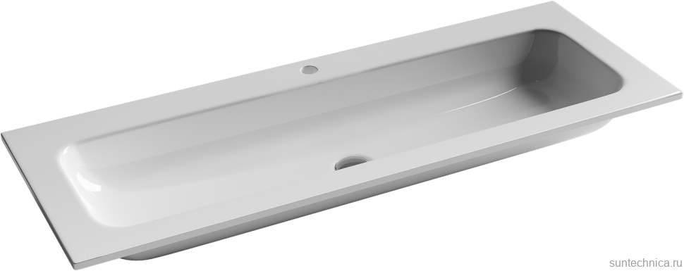 Тумба с раковиной Sancos Folk Floor 120 напольная, bianco, раковина CN7017