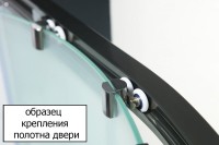 Душевой уголок Cezares Giubileo -R2-90 стекло с узором, золото