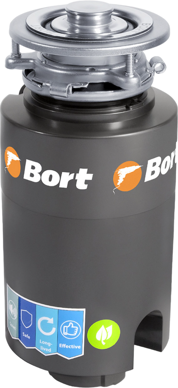 Комплект Мойка AQUATON Иверия серая + Измельчитель Bort Titan 4000