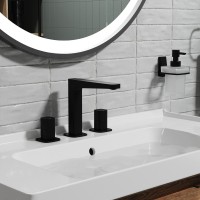 Смеситель для раковины Wasserkraft Nuthe 9135 черный soft-touch