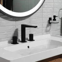 Смеситель для раковины Wasserkraft Nuthe 9135 черный soft-touch Смеситель для раковины Wasserkraft Nuthe 9135 черный soft-touch