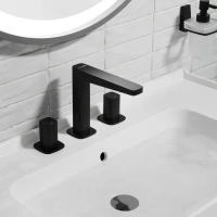 Смеситель для раковины Wasserkraft Nuthe 9135 черный soft-touch Смеситель для раковины Wasserkraft Nuthe 9135 черный soft-touch