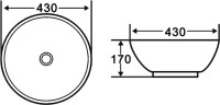 Накладная раковина BelBagno BB1077