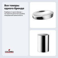 Набор Стакан Colombo Design Plus W4941 CR + Мыльница W4940.CR Набор Стакан Colombo Design Plus W4941 CR + Мыльница W4940.CR