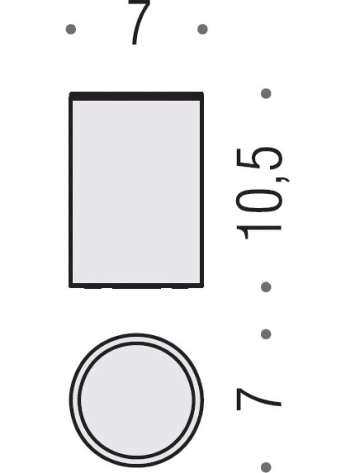 Набор Стакан Colombo Design Plus W4941 CR + Мыльница W4940.CR