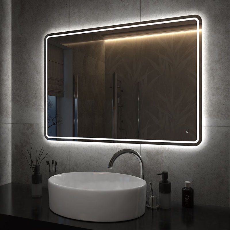 Зеркало в ванную с подсветкой Teymi Solli Pro 100х70 LED сенсор T20256