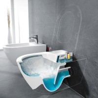 Комплект Унитаз подвесной Villeroy & Boch Subway 2.0 + Крышка 9M78S101 с микролифтом, петли хром + Инсталляция Geberit Duofix Delta 458.163.21.1 с кнопкой смыва, хром + Звукоизоляция