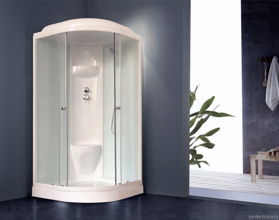Душевая кабина Royal Bath HK RB 90HK6-WC с низким поддоном, с сиденьем