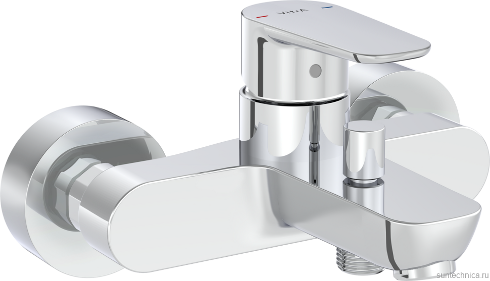 Смеситель для ванны с душем VitrA Flow Soft хром