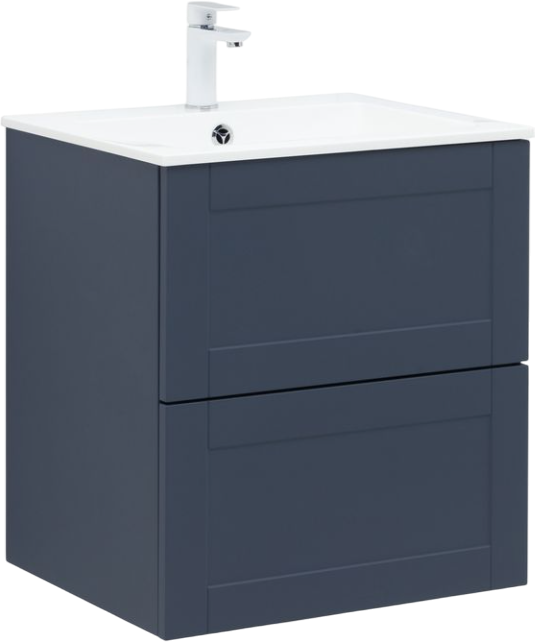 Тумба под раковину без столешницы Aquanet Терра 60 подвесная, маренго