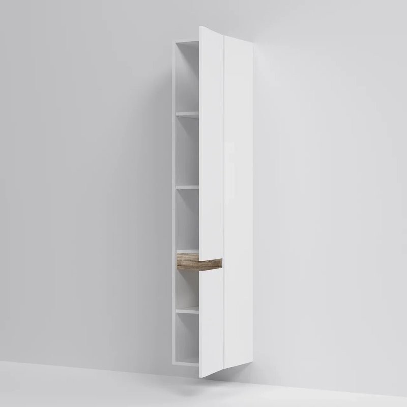 Шкаф-пенал для ванной AM.PM X-Joy 30 подвесной, белый глянец