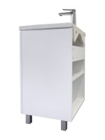 Мебель для ванной комнаты Comforty Лима 60Н напольная, матовая белая