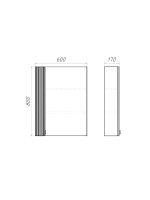 Мебель для ванной комнаты Comforty Лима 60Н напольная, матовая белая