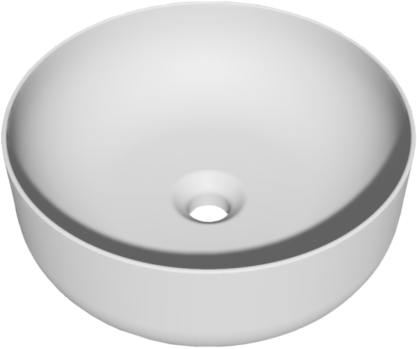 Накладная раковина Kerasan Nolita 534430*0 40 см, белая матовая