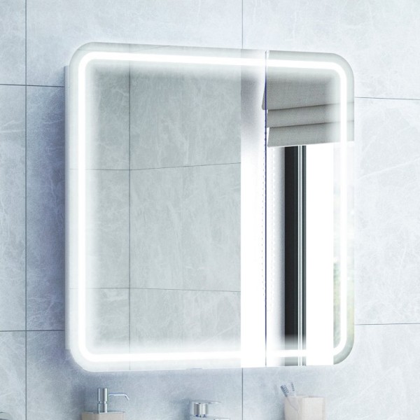 Зеркало-шкаф Corozo Алабама 80 с подсветкой