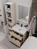 Тумба напольная SanStar Riana 70 Без раковины для ванной комнаты, cappuccino