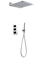 Душевой комплект AltroBagno Cascata 040101 Cr С ВНУТРЕННЕЙ ЧАСТЬЮ, хром